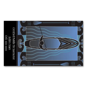 Cartão De Visitas Magnético Instrutor de Ajustado Paddle Certificado