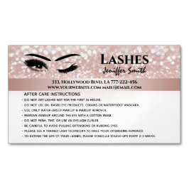 Cartão De Visitas Magnético Lasers profissionais de gliteria química após trat