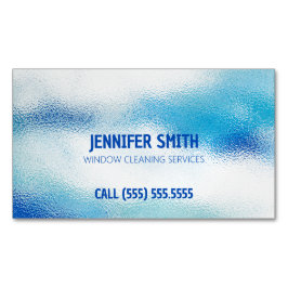 Cartão De Visitas Magnético Lavagem da janela