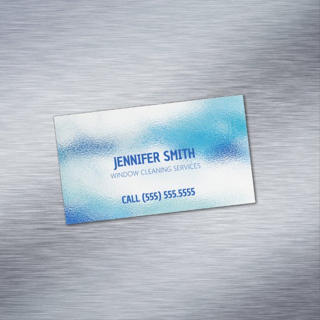Cartão De Visitas Magnético Lavagem da janela (Posição Original)