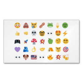 Cartão De Visitas Magnético Linha do tempo de 35 emojis Roaring Kitty meme GME