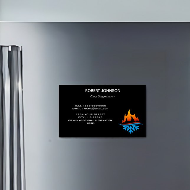 Cartão De Visitas Magnético Logotipo comercial da empresa profissional persona (Custom Professional Company Business Logo Business Card Magnet)