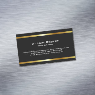 Cartão De Visitas Magnético Logotipo da Casa do Ouro Imobiliário Imobilizado