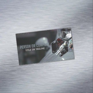 Cartão De Visitas Magnético Logotipo de detalhamento automático profissional d