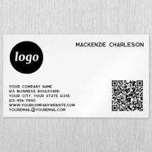 Logotipo Simples e Código QR
