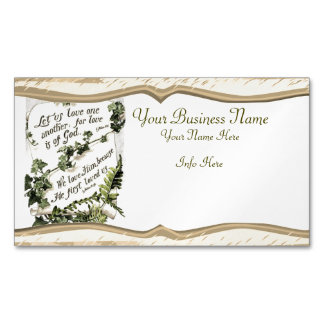 Cartão De Visitas Magnético Love Is Of God