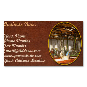 Cartão De Visitas Magnético Machinista - Mestrados do artesanato 1868