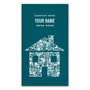 Cartão De Visitas Magnético Magnet Professional House Promocional Imobiliário