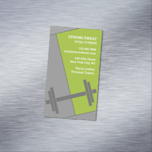 Cartão De Visitas Magnético Malhação Gym