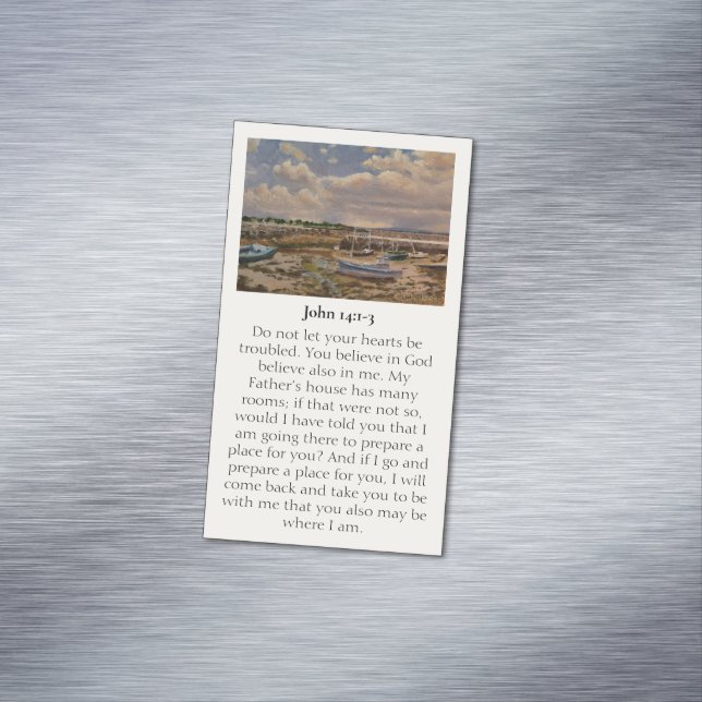 Cartão De Visitas Magnético Memorial Lembrança Cartão de condolências Magnétic (Posição Original)