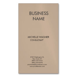 Cartão De Visitas Magnético Mínimo Elegante Moderno Profissional