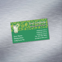 Cartão De Visitas Magnético Mojito