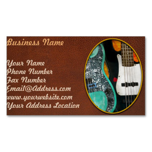 Cartão De Visitas Magnético Música - Violão - Rock on Man