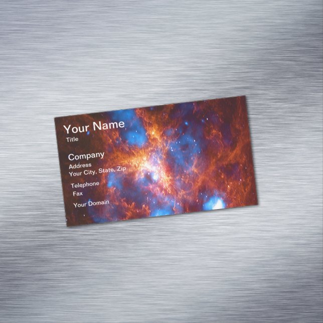 Cartão De Visitas Magnético Nebulosa Tarântula (Posição Original)