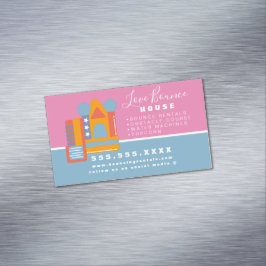 Cartão De Visitas Magnético Negócios de Salto de Salto da Casa de Salto