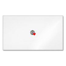 Nova personalização do Cartão de visita do logotip