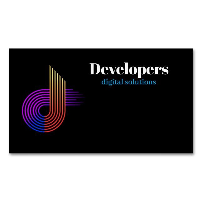 Cartão De Visitas Magnético NovaCode Digital Solutions (Frente)