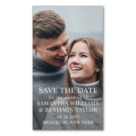 Cartão De Visitas Magnético Orçamento Elegante 25/$10 Imã salve o dia