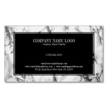 Padrão Trendy Black and White Marble Stone