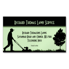 Cartão De Visitas Magnético Paisagem de Serviços Lâmina Negócios Magnéticos