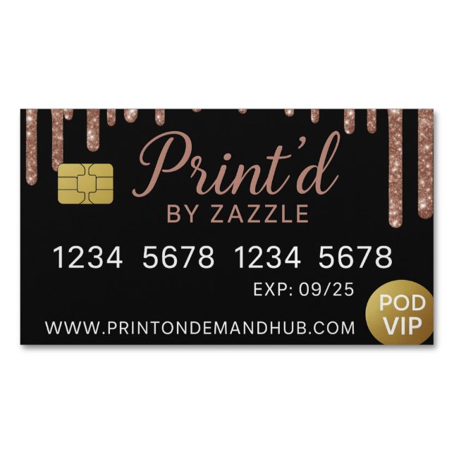 Cartão De Visitas Magnético Personalidade cartão de visita (Frente)