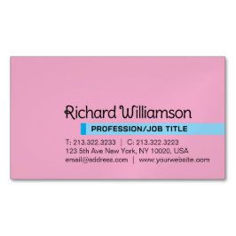 Cartão De Visitas Magnético Personalização profissional minimalista moderna