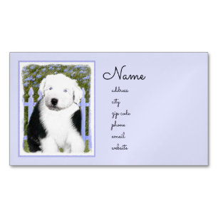 Cartão De Visitas Magnético Pintor de Cachorro - Pintura de Cachorro