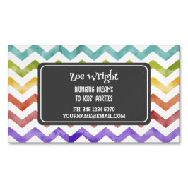 Cartão De Visitas Magnético Planejador de Partido para Crianças