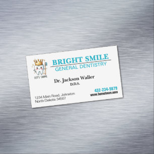 Cartão De Visitas Magnético Prática Dentista