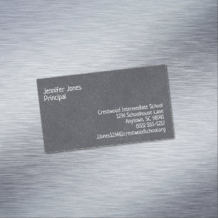 Cartão De Visitas Magnético Quadro Personalizado de Sete Linhas do Estilo de Q