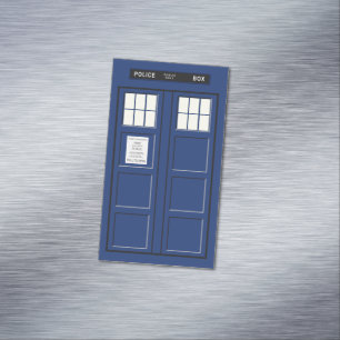 Cartão De Visitas Magnético Reino Unido - caixa de chamada pública 1 da