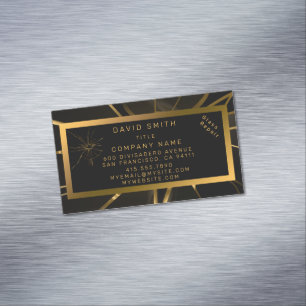 Cartão De Visitas Magnético Reparo de Vidro Profissional Moderno