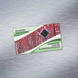 Cartão De Visitas Magnético Reparo do computador