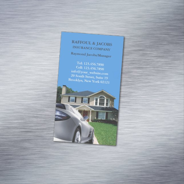 Cartão De Visitas Magnético Seguros (Posição Original)