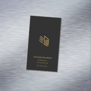 Cartão De Visitas Magnético Serviço de Ironização em Casa Profissional Simp