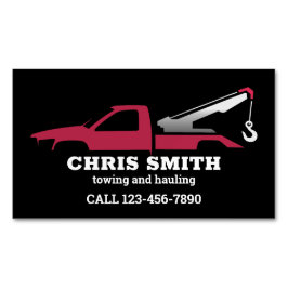 Cartão De Visitas Magnético Serviço de reboque