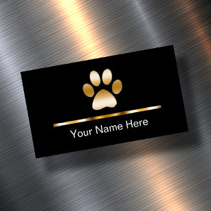 Cartão De Visitas Magnético Serviço Pet Clássico