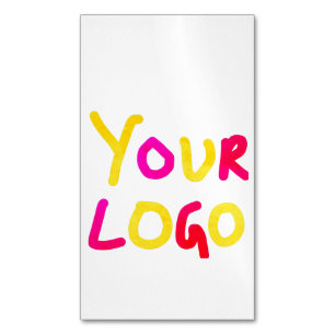 Cartão De Visitas Magnético simples e mínimo adicione seu logotipo/design aqui