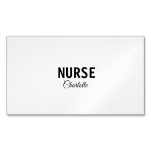 Cartão De Visitas Magnético Sou enfermeiro especialista em medicina adicione s