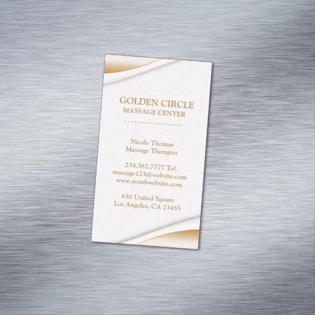 Cartão De Visitas Magnético Spa Beauty (Posição Original)