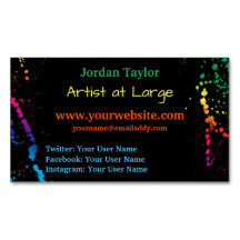 [Splatter da pintura] preto moderno do artista