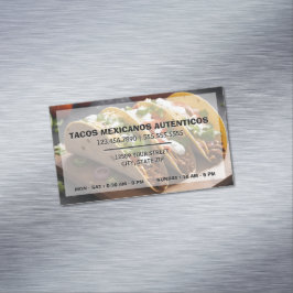 Cartão De Visitas Magnético Taco