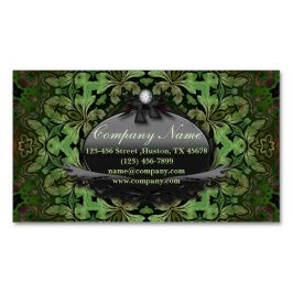 Cartão De Visitas Magnético terapeuta holística da massagem médica Yoga Mandal