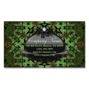 Cartão De Visitas Magnético terapeuta holística da massagem médica Yoga Mandal