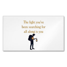 Cartão De Visitas Magnético The light is you iPad Smart Cover