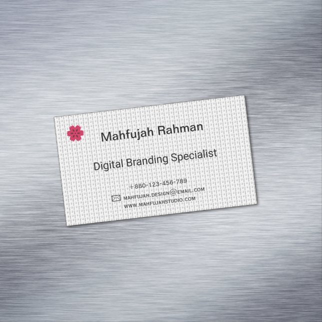 Cartão De Visitas Magnético Trade Shows | Advertisement Cards | Car Magnets (Posição Original)