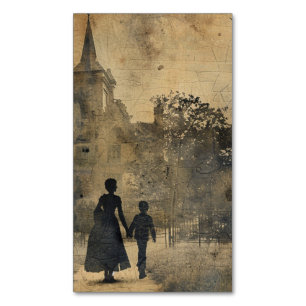 Cartão De Visitas Magnético Uma Série de Design de Mãe Gótica #8