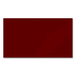 Cartão De Visitas Magnético Vermelho Escuro #650000, Pó de Cobre