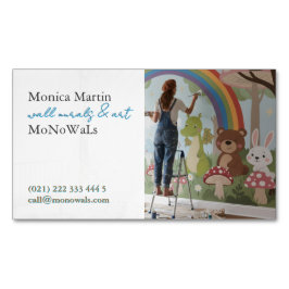 Cartão De Visitas Magnético Wall Mural Painter