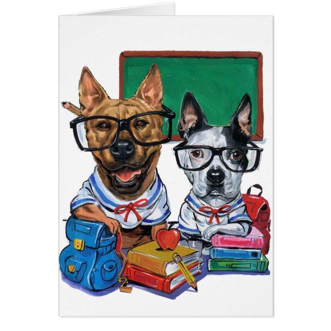 Cartão De volta à escola (Frente)